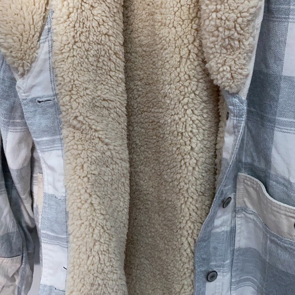 Free People Woodlands Plaid Sherpa Jacket - Picture 9 of 9